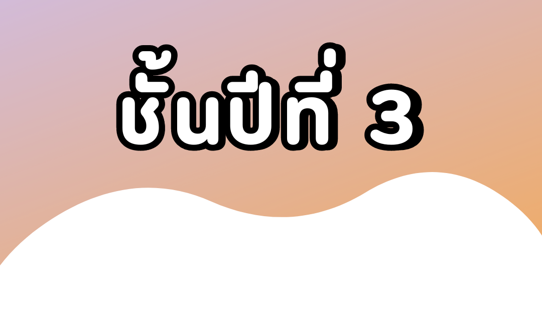 ชั้นปีที่ 3